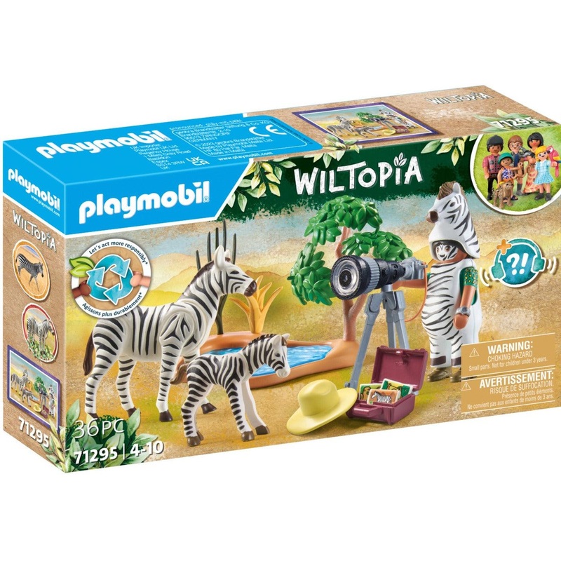 Photographe avec dguisement et zbres - Wiltopia