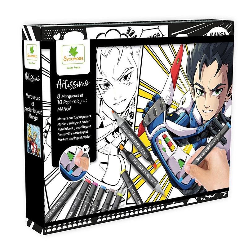 Artissimo - 10 tableaux et marqueurs Manga Hro