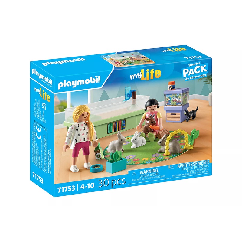 Animalerie avec enclos  lapins et tapis de jeux - My Life