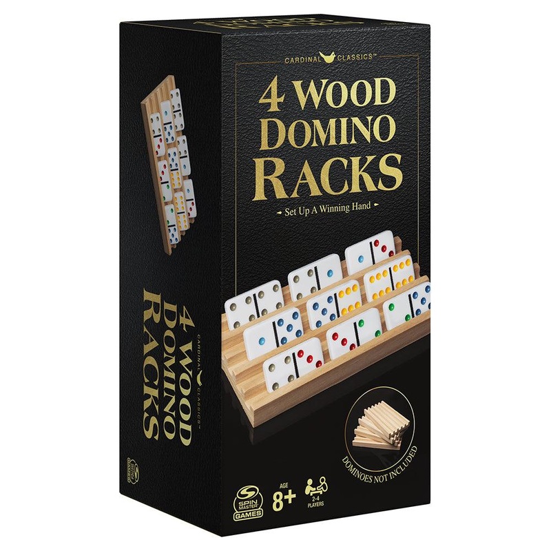 Supports  dominos en bois x 4