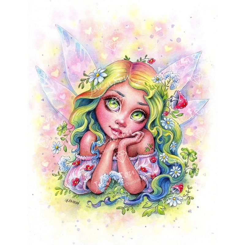 Broderie de diamants Deluxe - Fairy Flori