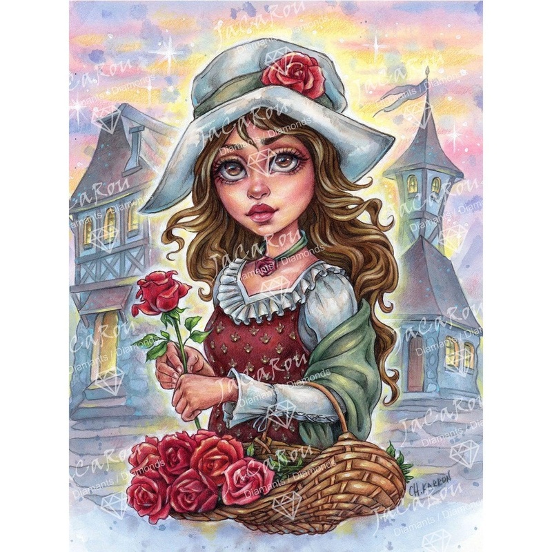 Broderie de diamants Deluxe - Flower Girl