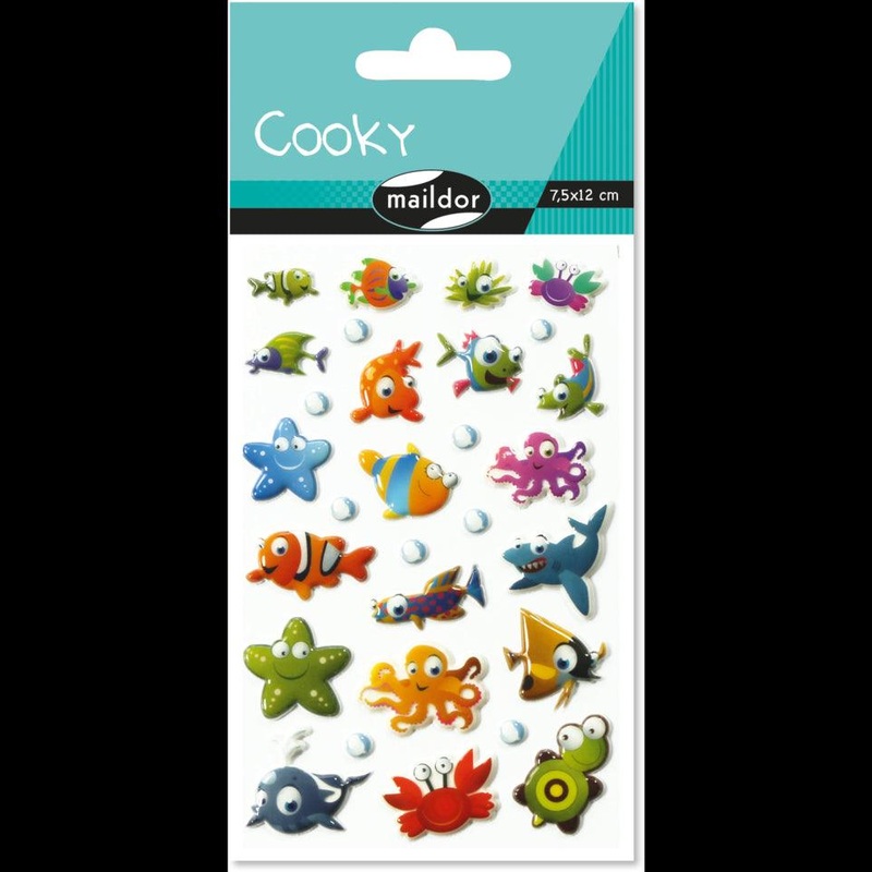 Gommettes Cooky - Animaux de la mer