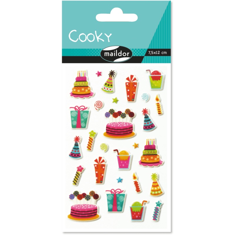 Gommettes Cooky - Anniversaire