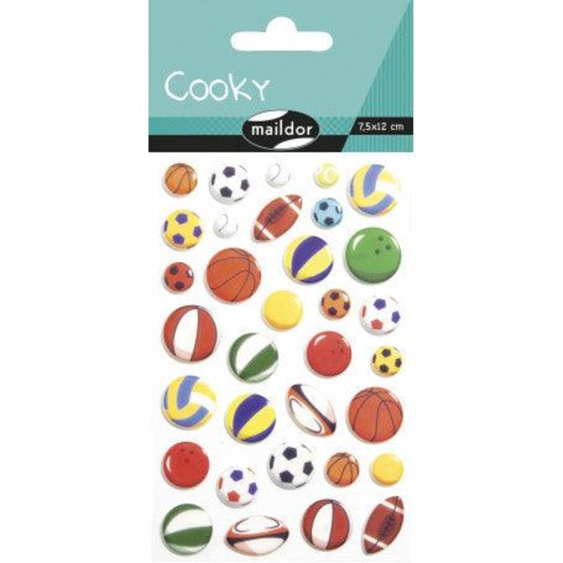Gommettes Cooky - Ballons de sport
