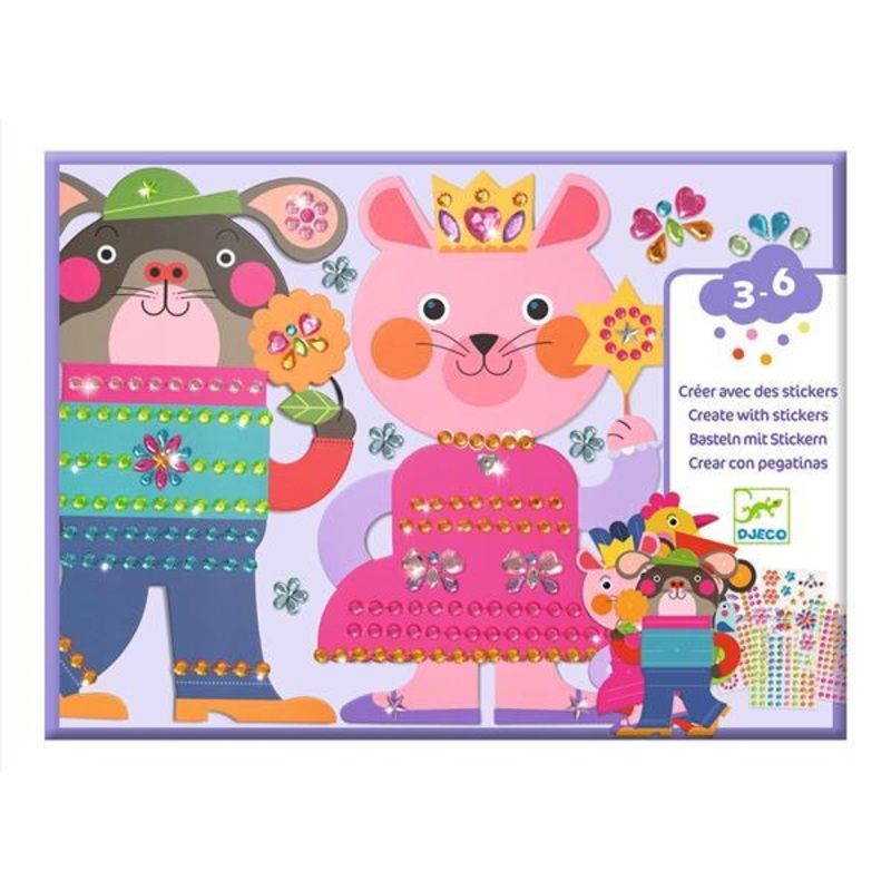 Crer avec des stickers - clatants