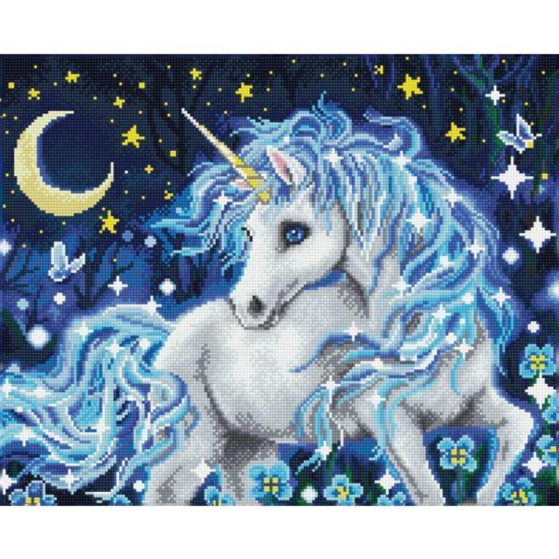 Licorne au clair de lune - Intermdiaire Carr