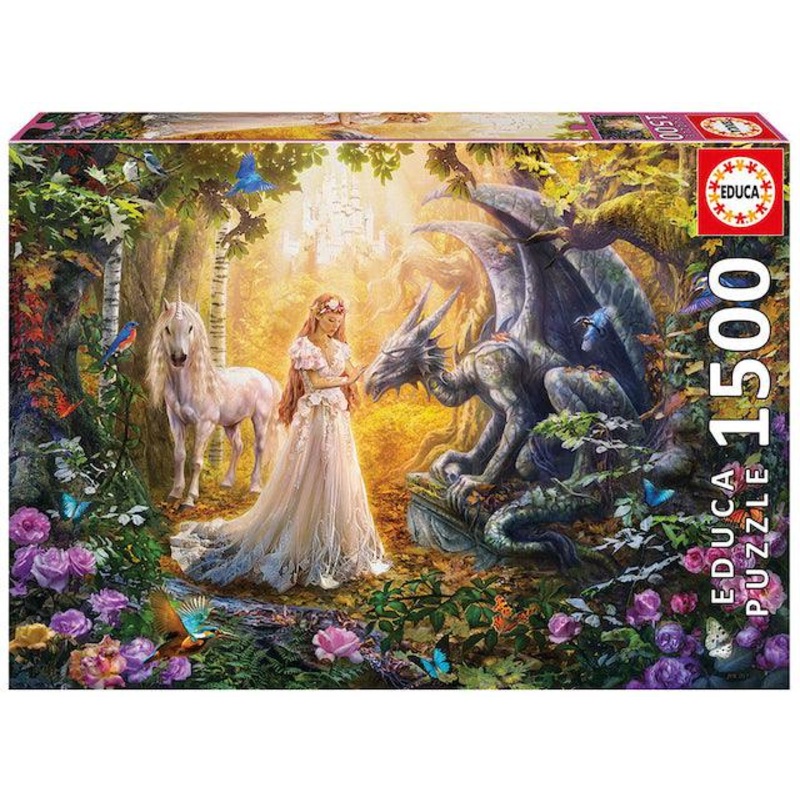 Dragon  princesse et licorne - 1500 mcx