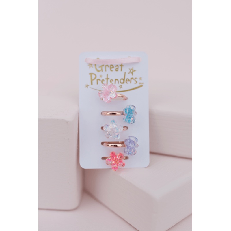 Bague Boutique - Fleur scintillante