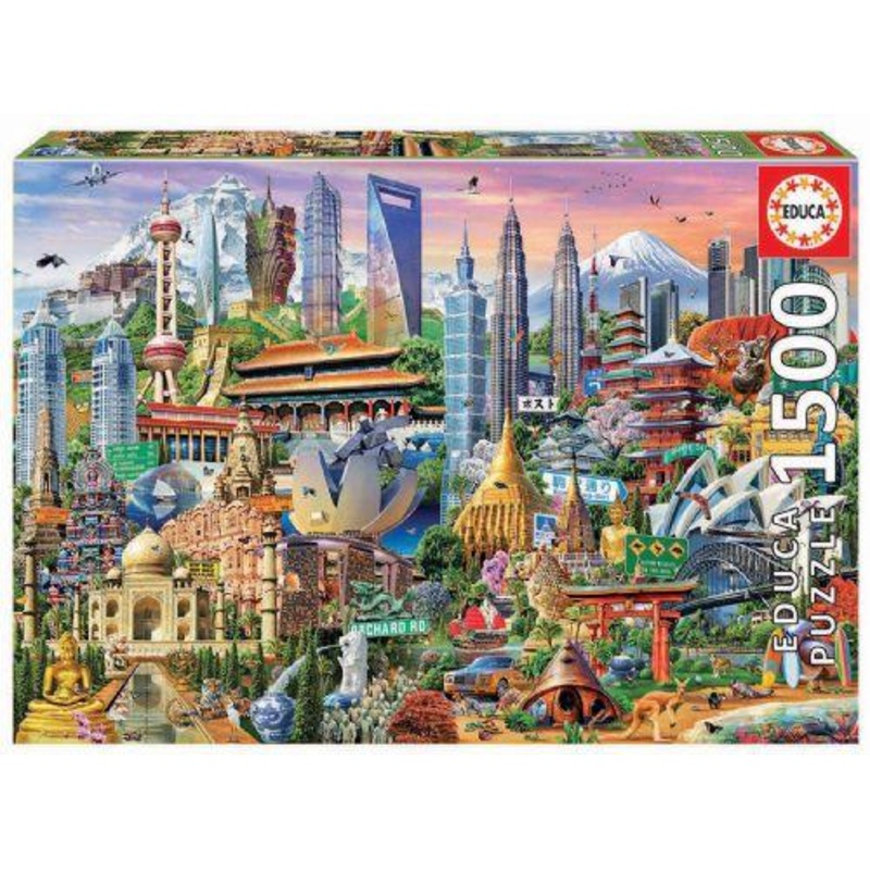 Les grattes ciels d'Asie - 1500 mcx