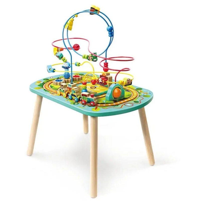 Table de labyrinthe ferroviaire en torsion