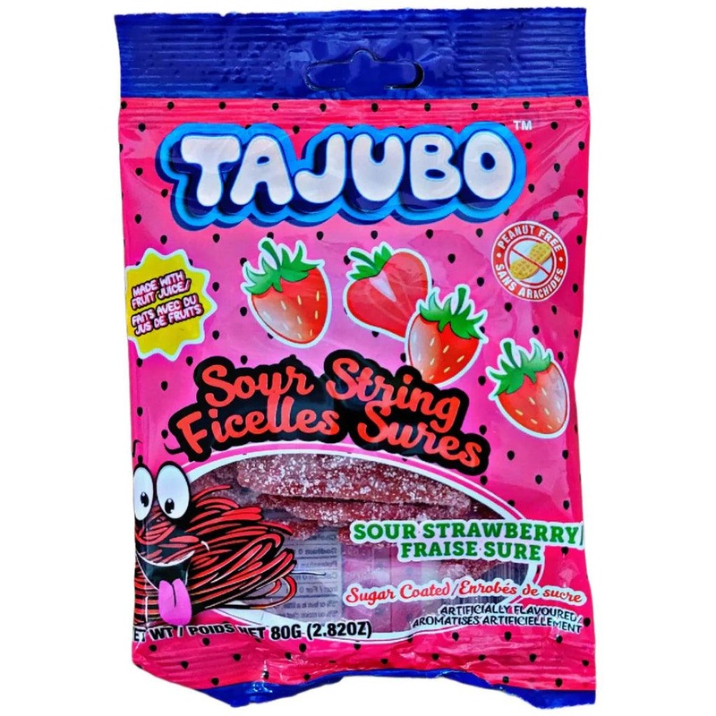 Tajubo ficelles sures - Fraises - 80 g