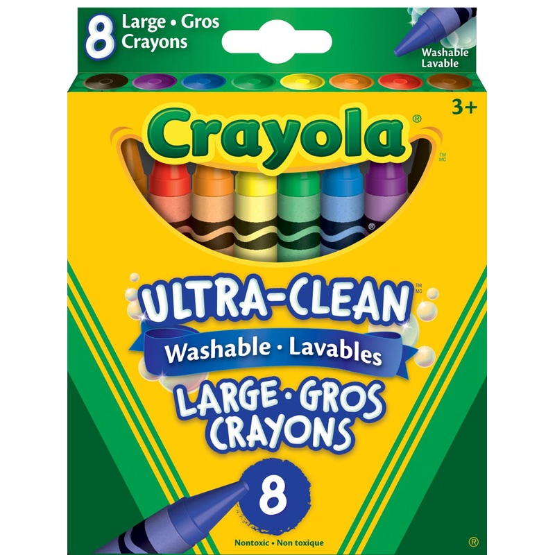 Crayons de cire - Gros (8)