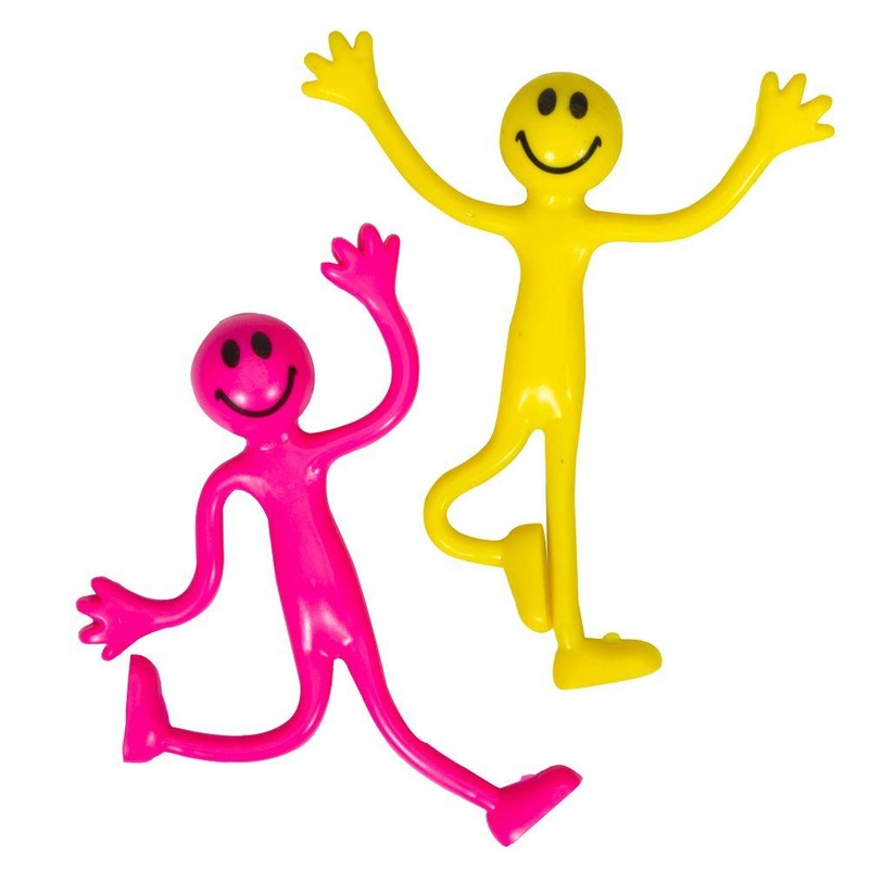 Bonhomme souriant flexible (assortiment)