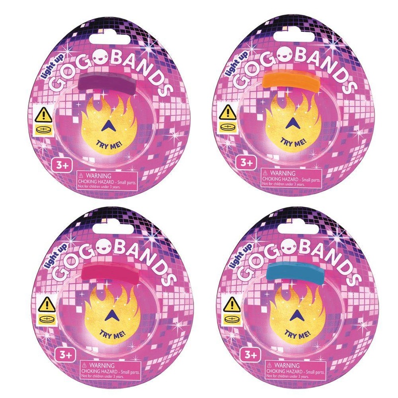Bracelets lumineux clignotants GOGOBANDS (assortiment)
