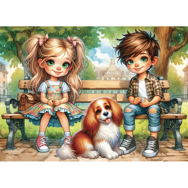 Broderie de diamant - Summer Park Companions