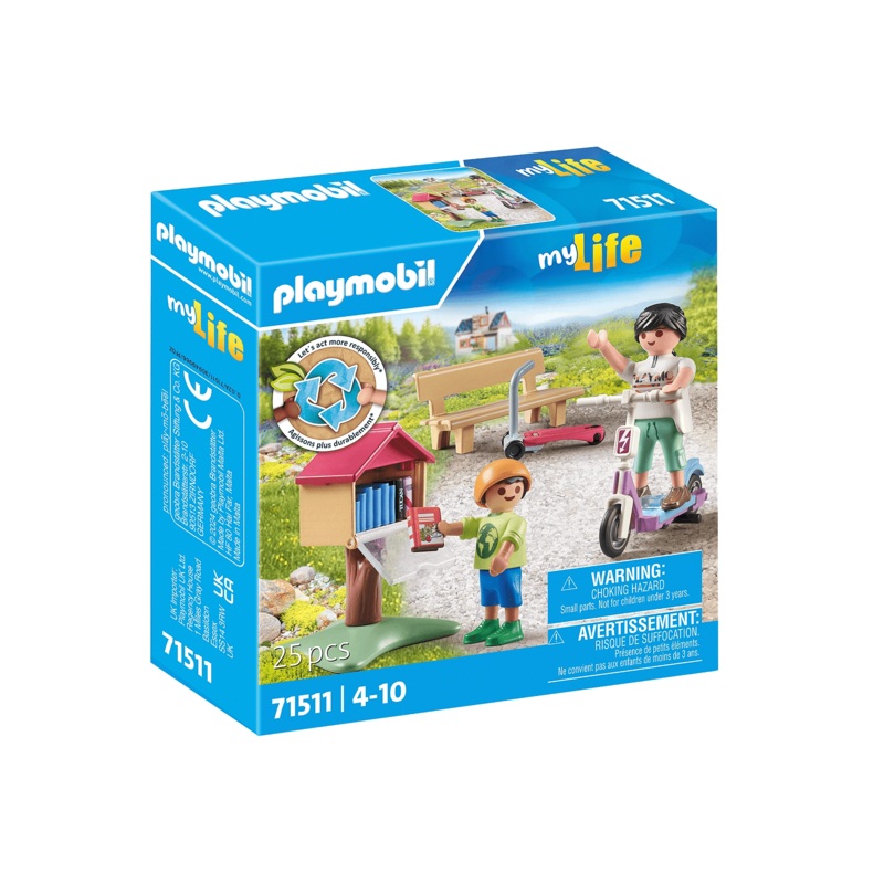 Boite  livres avec Maman et enfant - My Life