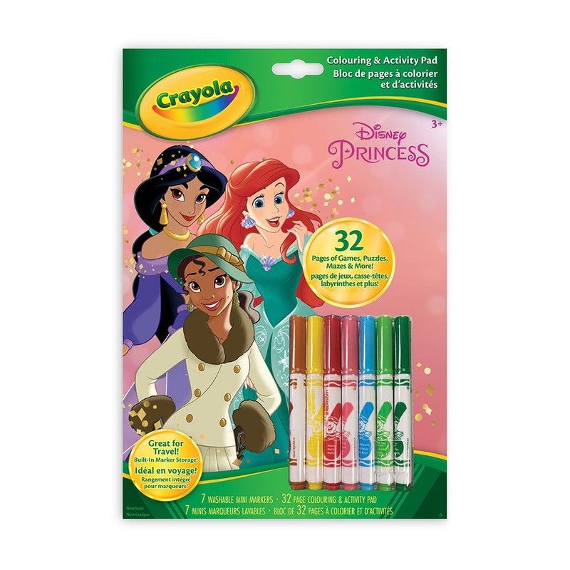 Bloc de pages  colorier et d'activits - Princesse Disney