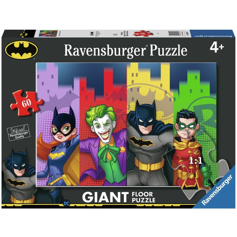 Batgirl, Joker, Batman, Robin - 60 mcx Plancher