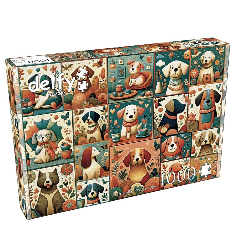 Turquoise Peach Pup - 1000 mcx