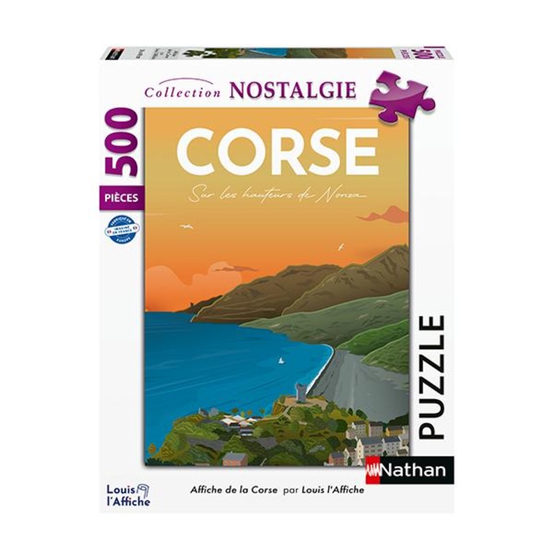 Affiche de la Corse - 500 mcx