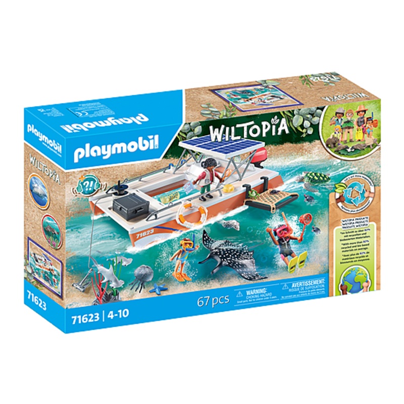 Bateau de surveillance des rcifs coralliens - Wiltopia