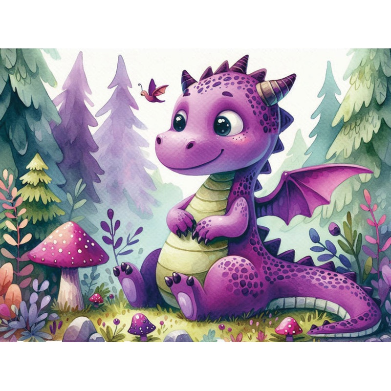 Broderie de diamant - Baby Dragon