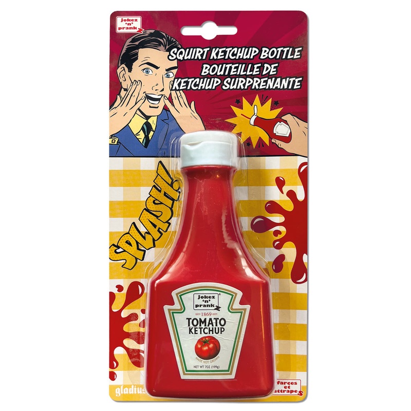 Bouteille de ketchup insolite