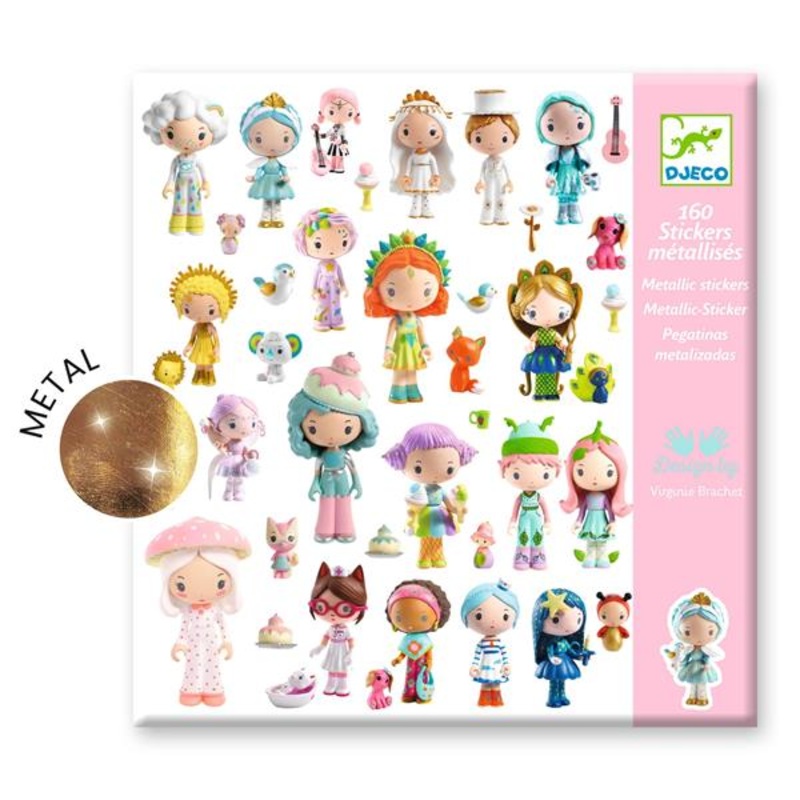 Autocollants mtalliss - Le petit monde des Tinyly