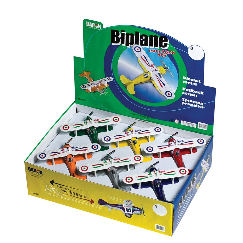 Avion biplan  rtrofriction (assortiment)