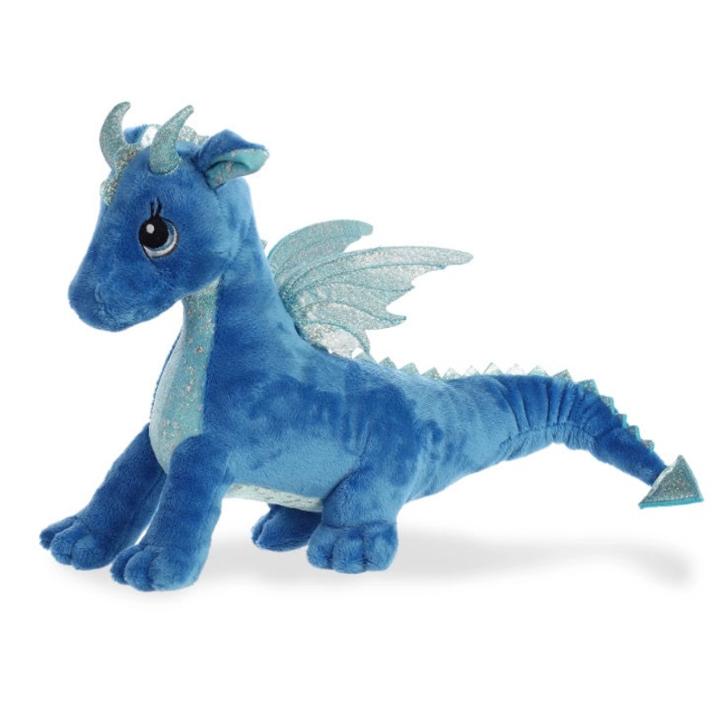 12" Sparkle Tales Indigo Dragon