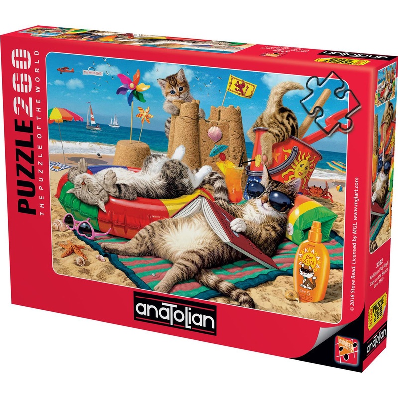 Cats on the Beach 260pc Puzzle