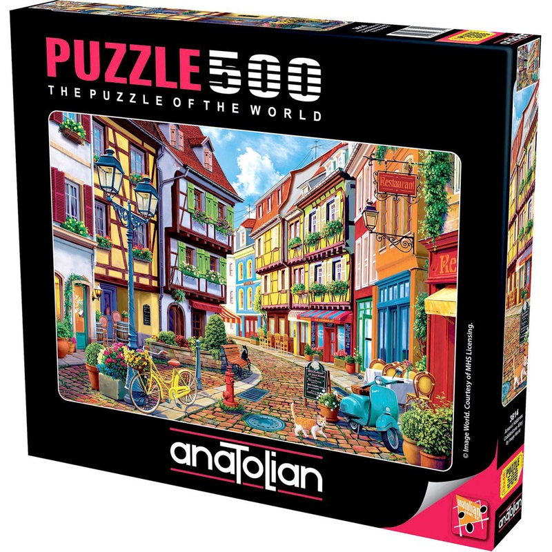 Cobblestone Alley 500pc Puzzle