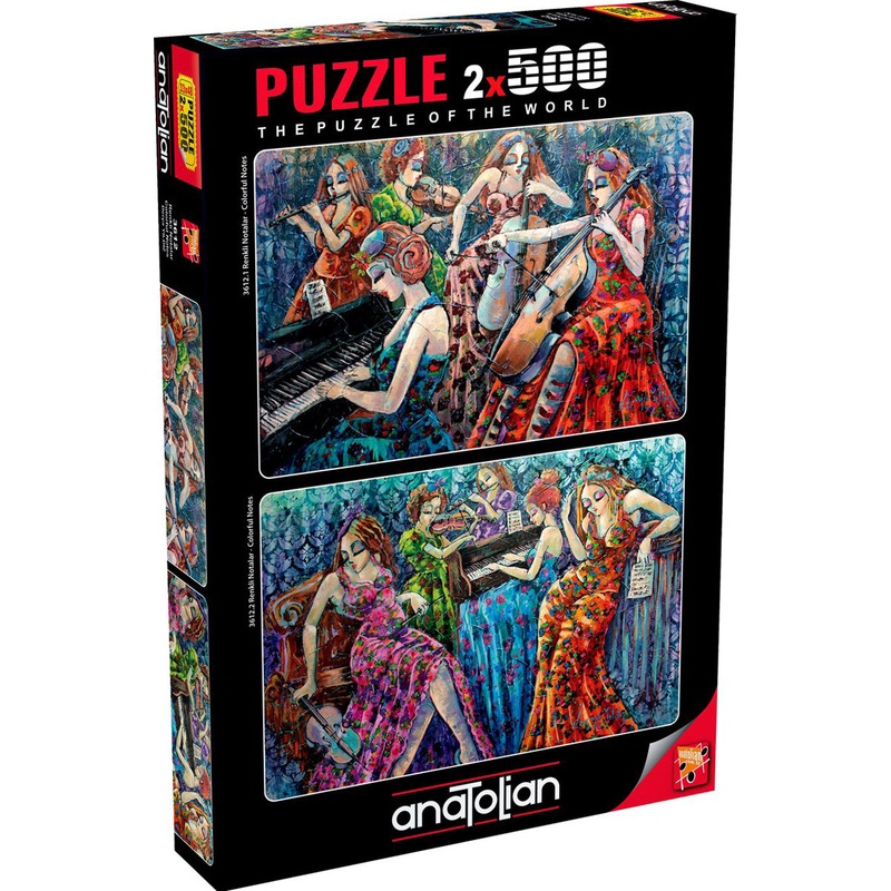 Colorful Notes x 500pc Puzzle
