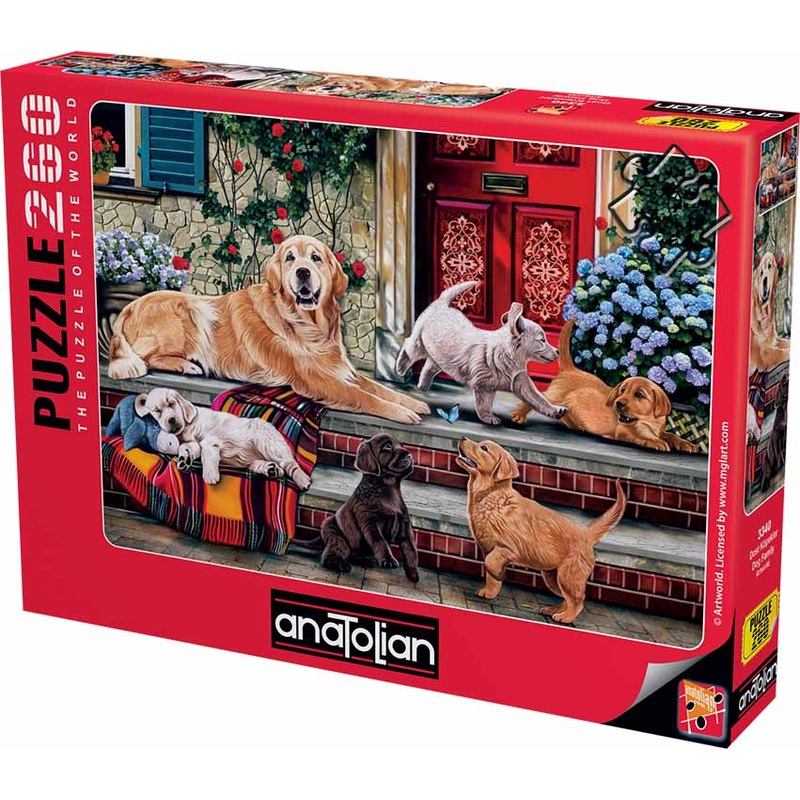 Dog Family 260pc Puzzle