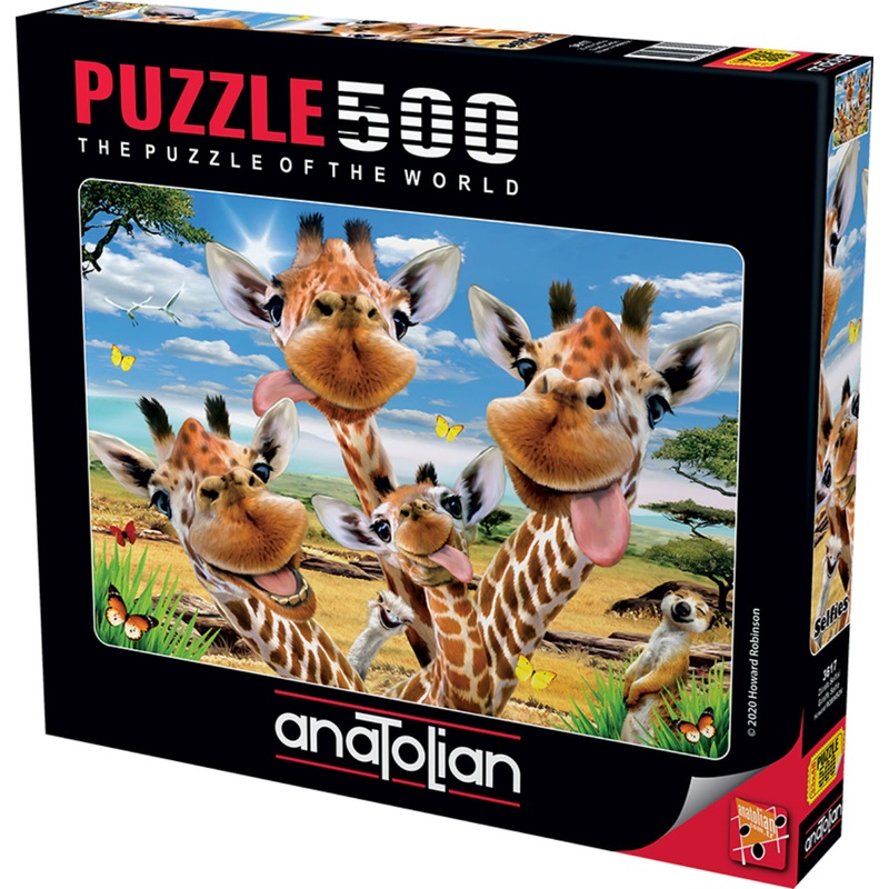 Giraffe Selfie 500pc Puzzle