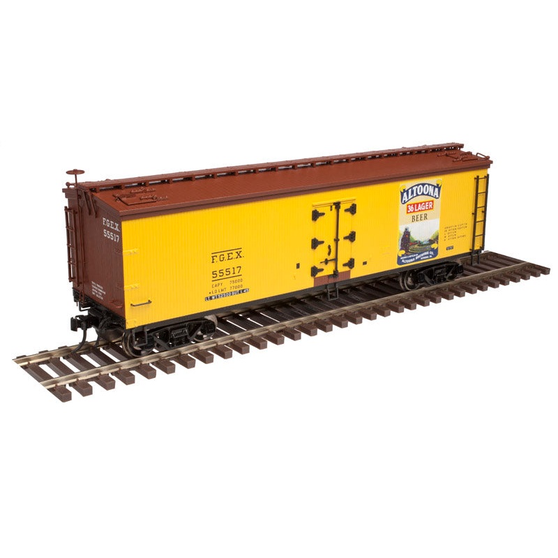 O Altoona 36 Lager Beer 40' Wood Reefer Car (2-Rail)