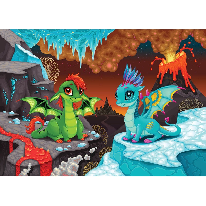 The Baby Dragons 100pc Puzzle