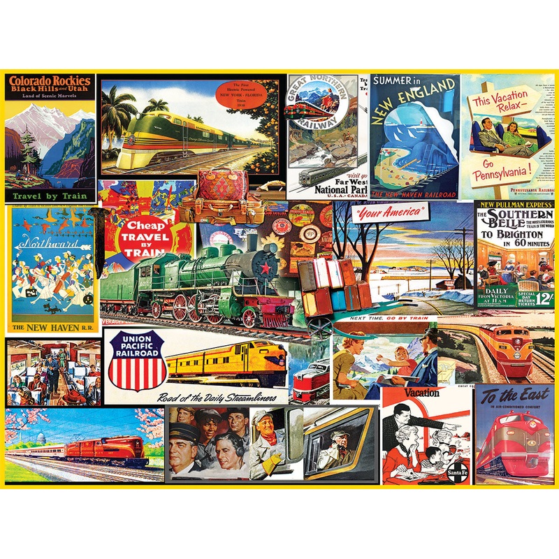 Travelling by Train 1000pc Puzzle