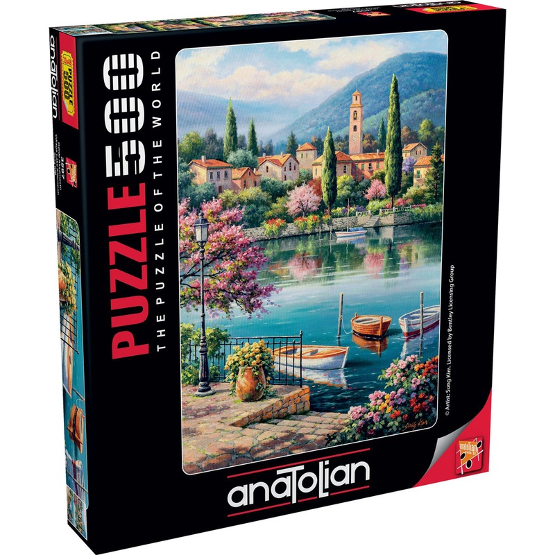 Village Lake Afternoon 500pc Puzzle