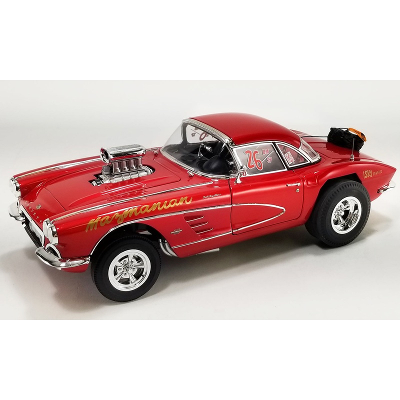 1/18 1961 Chevrolet Corvette Gasser #26 Red "Mazmanian"