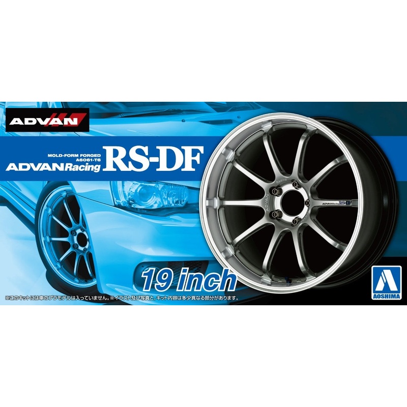 1/24 ADVAN Racing RS-DF 19" Wheel Set