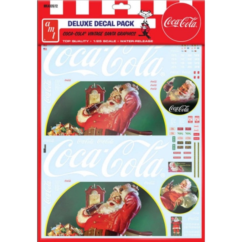 1/25 Vintage Santa Coca-Cola Decal