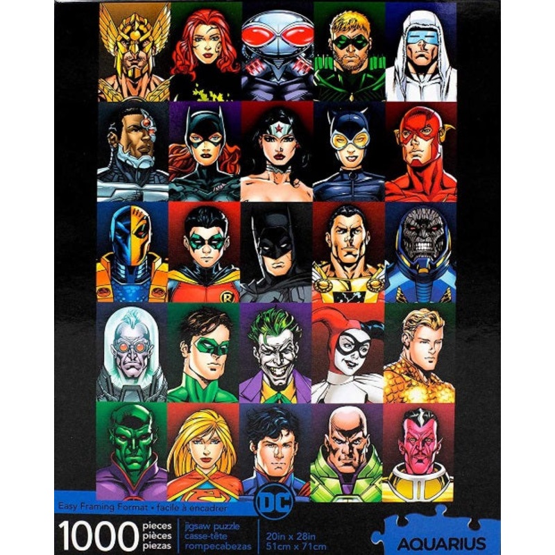 DC Faces 1000pc Puzzle