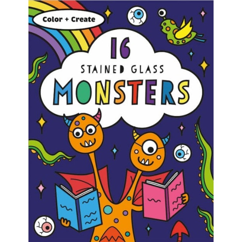 Monsters Stained Glass Coloring
