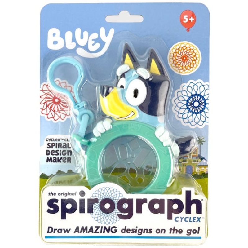 Spirograph Cyclex Clip Bluey