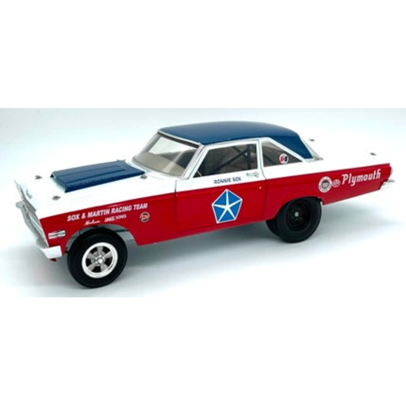 1/18 1965 Plymouth AWB Sox & Martin 1st Paint Scheme