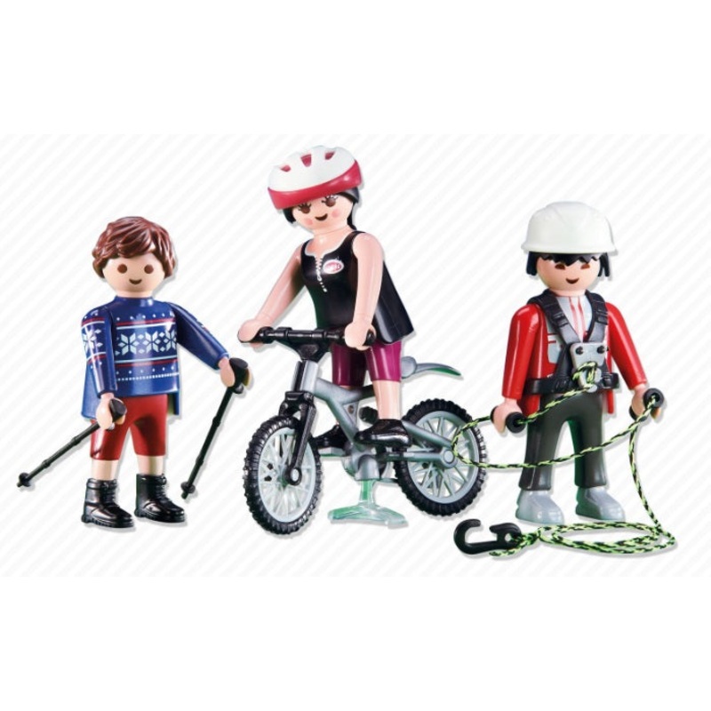 3 Mountain Sports Figures