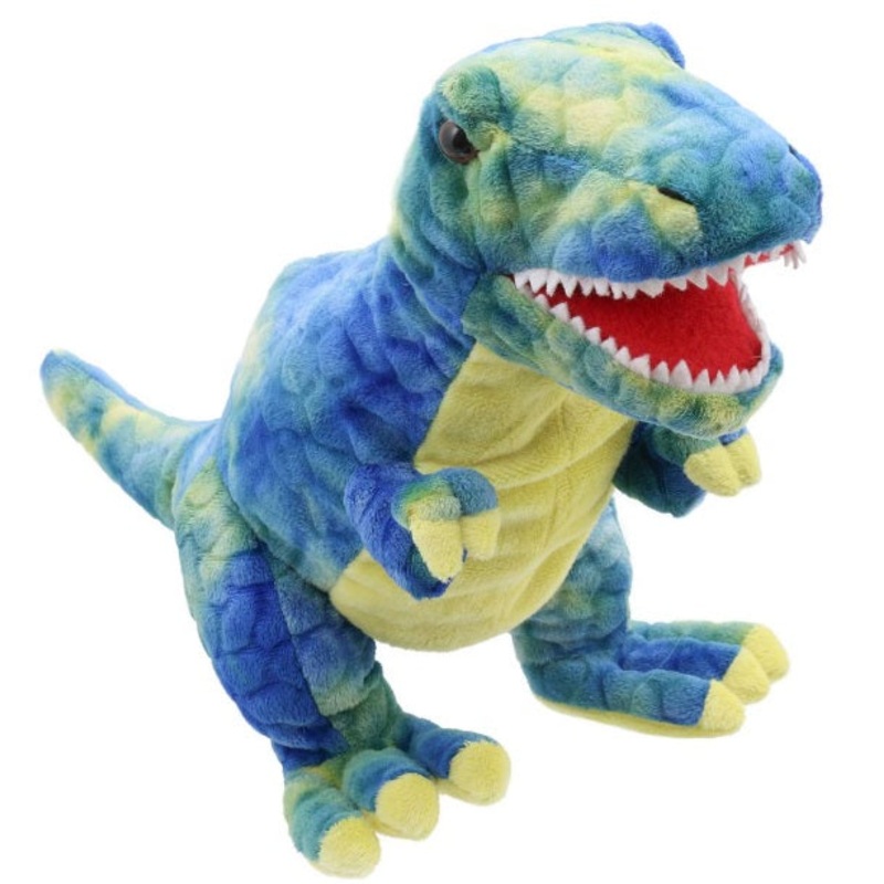 Baby T-Rex Blue Puppet Dinos