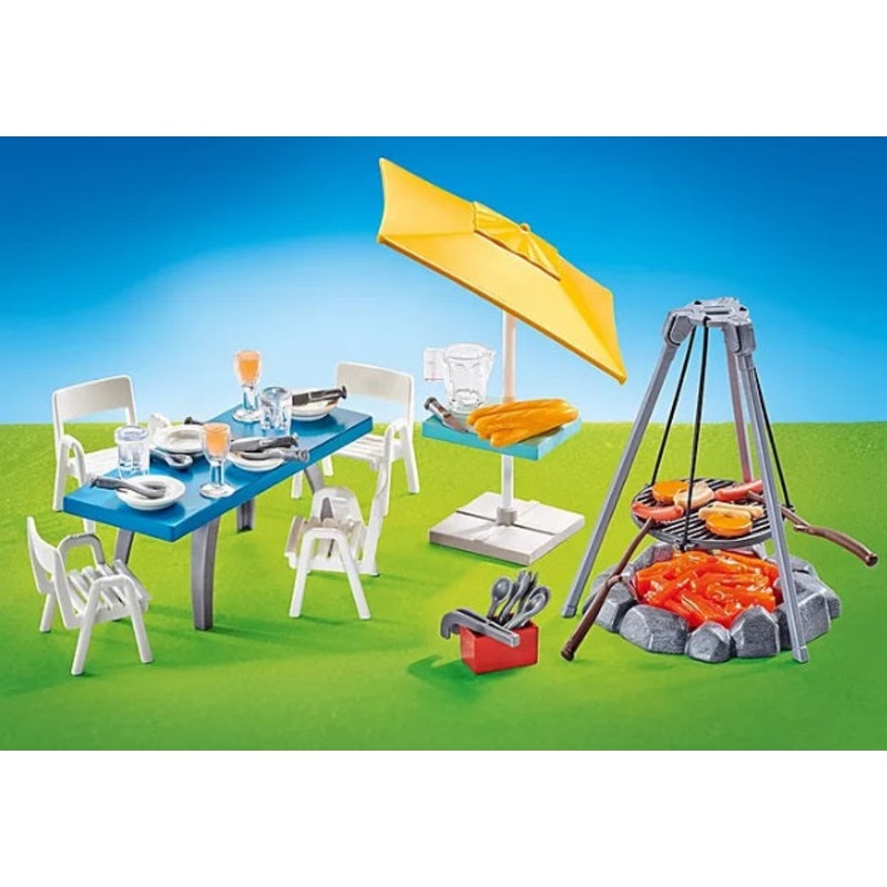 Barbecue with Seating Area
